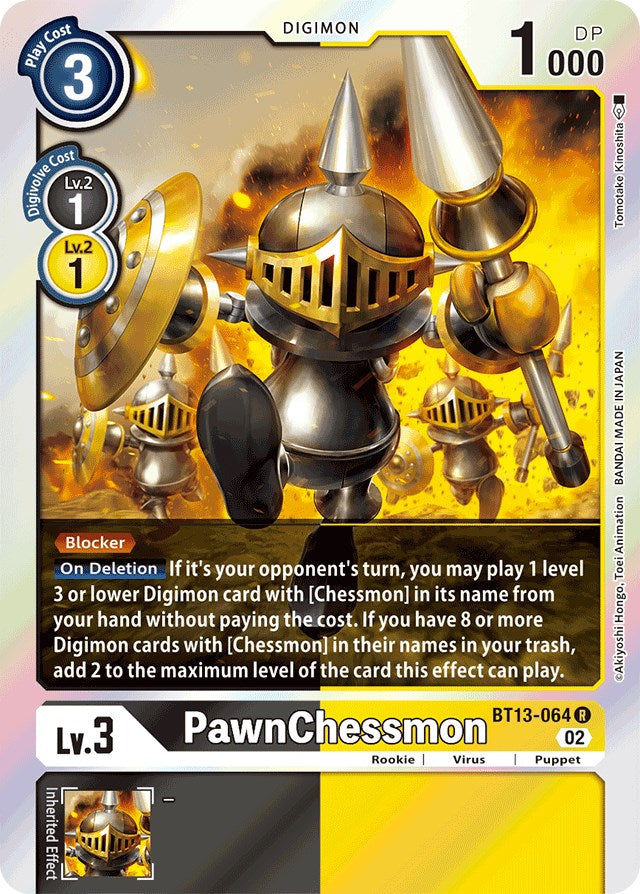 PawnChessmon - BT13-064 [BT13-064] [Versus Royal Knights] Foil