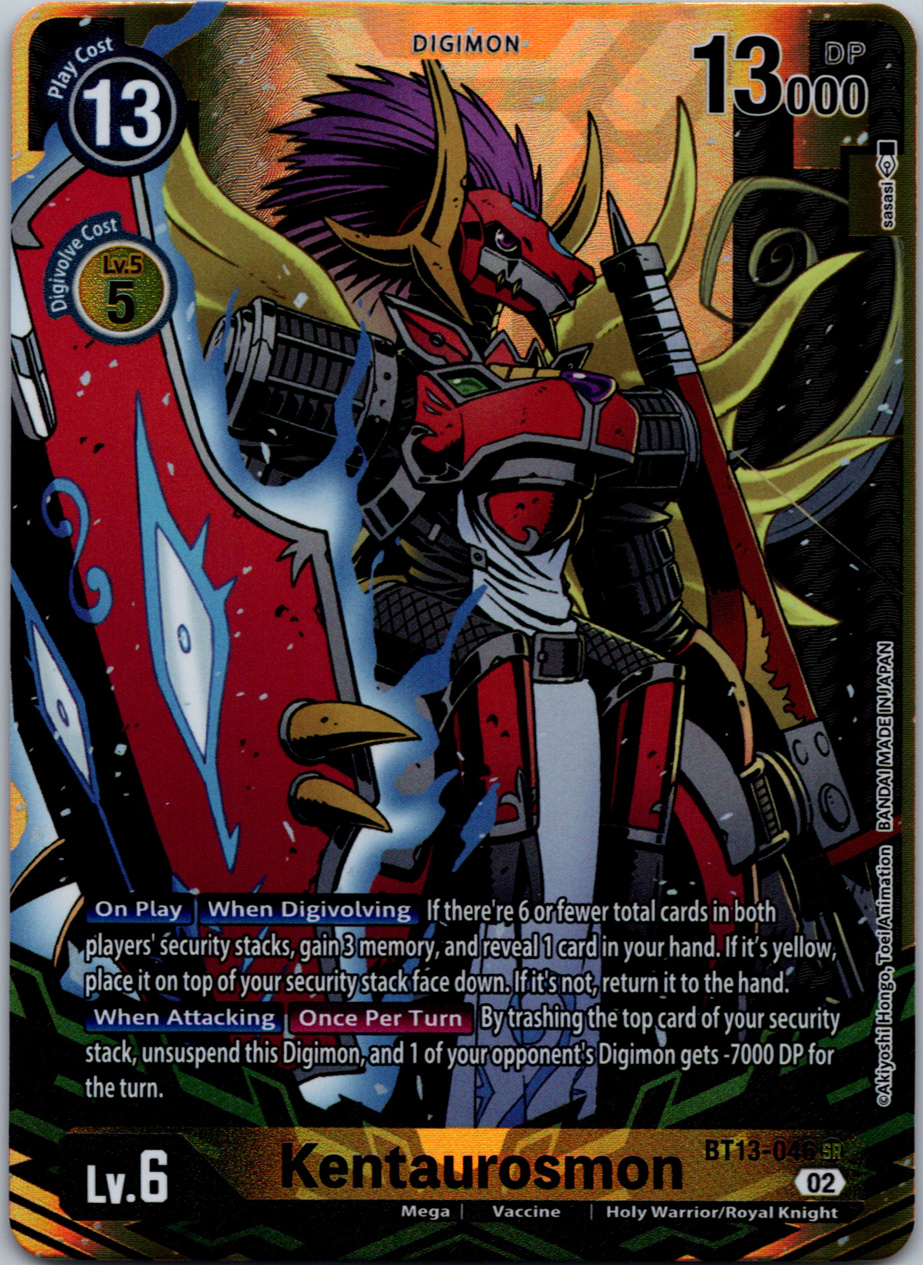 Kentaurosmon (Alternate Art) [BT13-046] [Versus Royal Knights] Foil