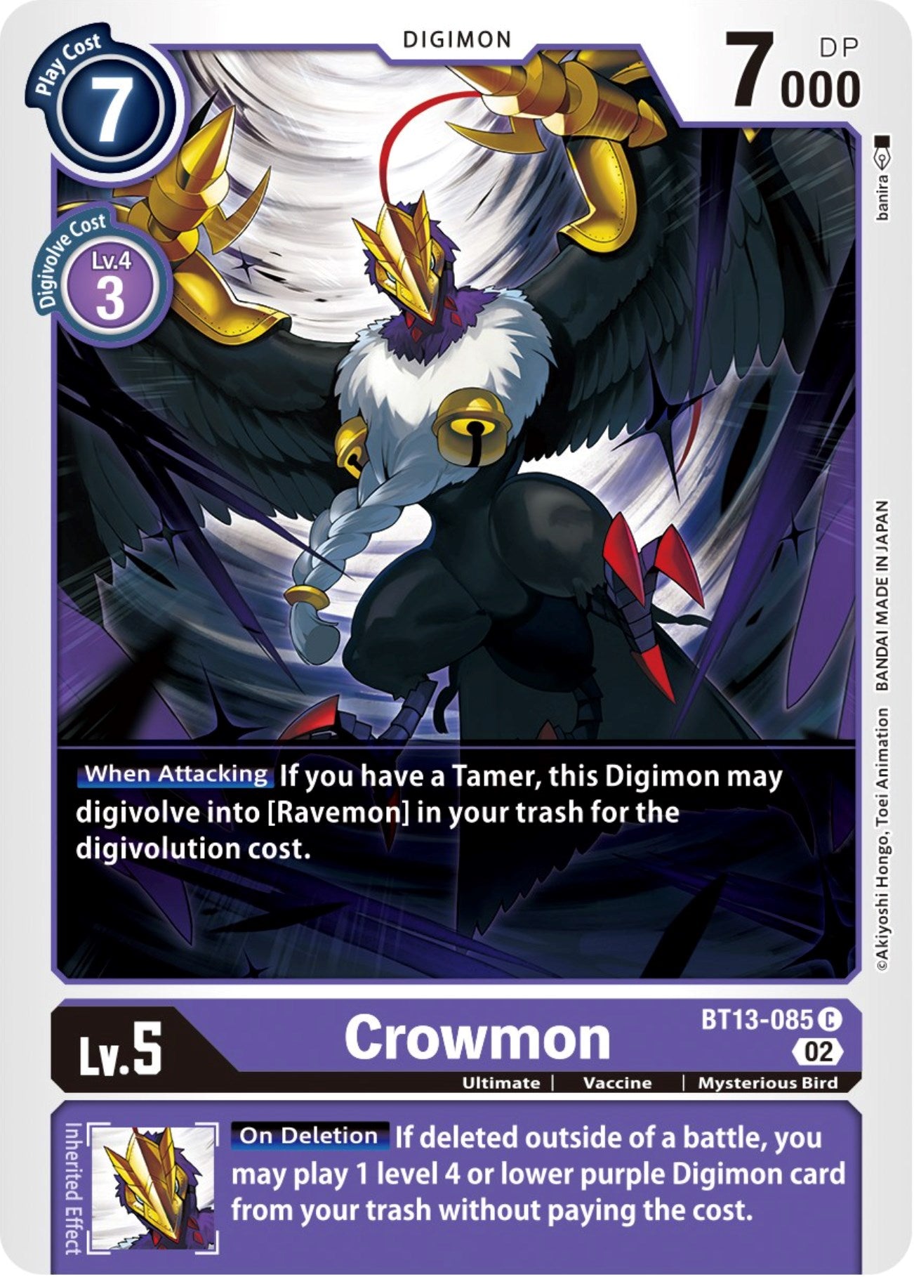 Crowmon [BT13-085] [Versus Royal Knights] Normal