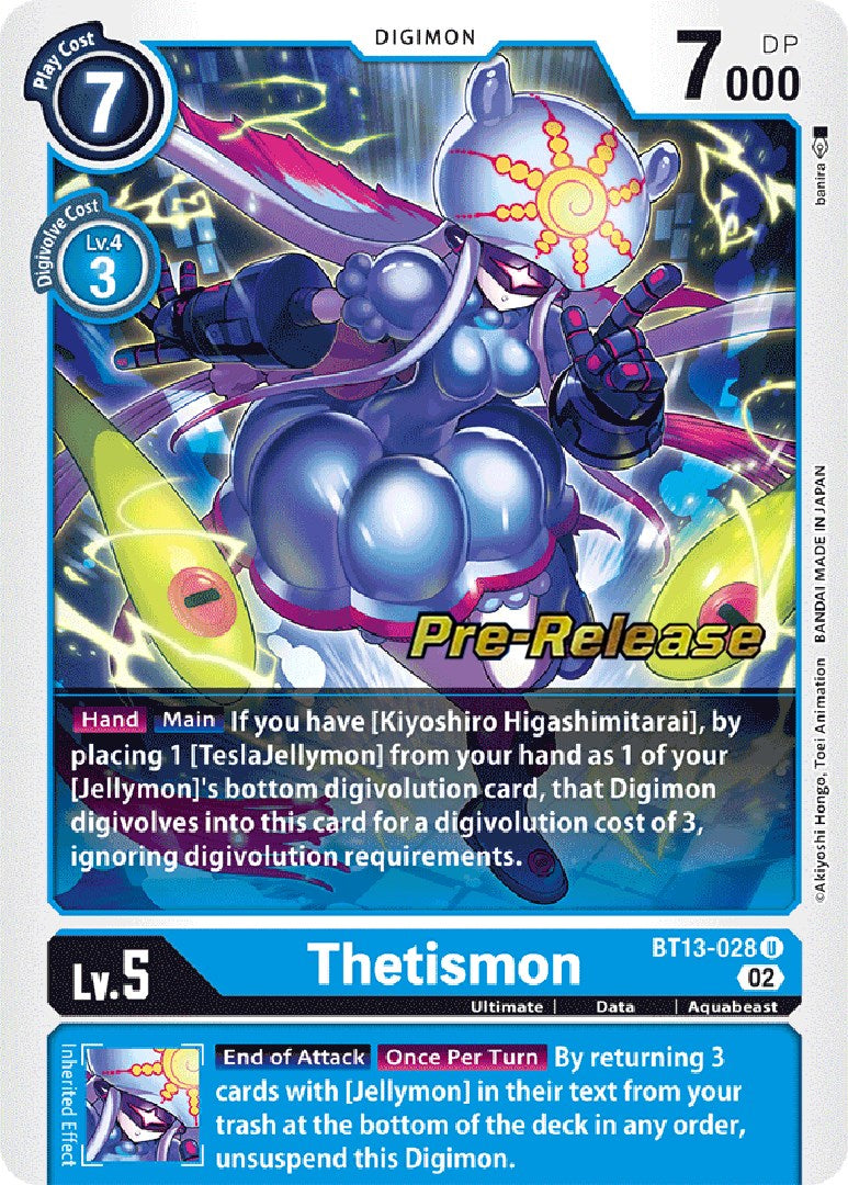 Thetismon [BT13-028] [Versus Royal Knight Booster Pre-Release Cards] Foil