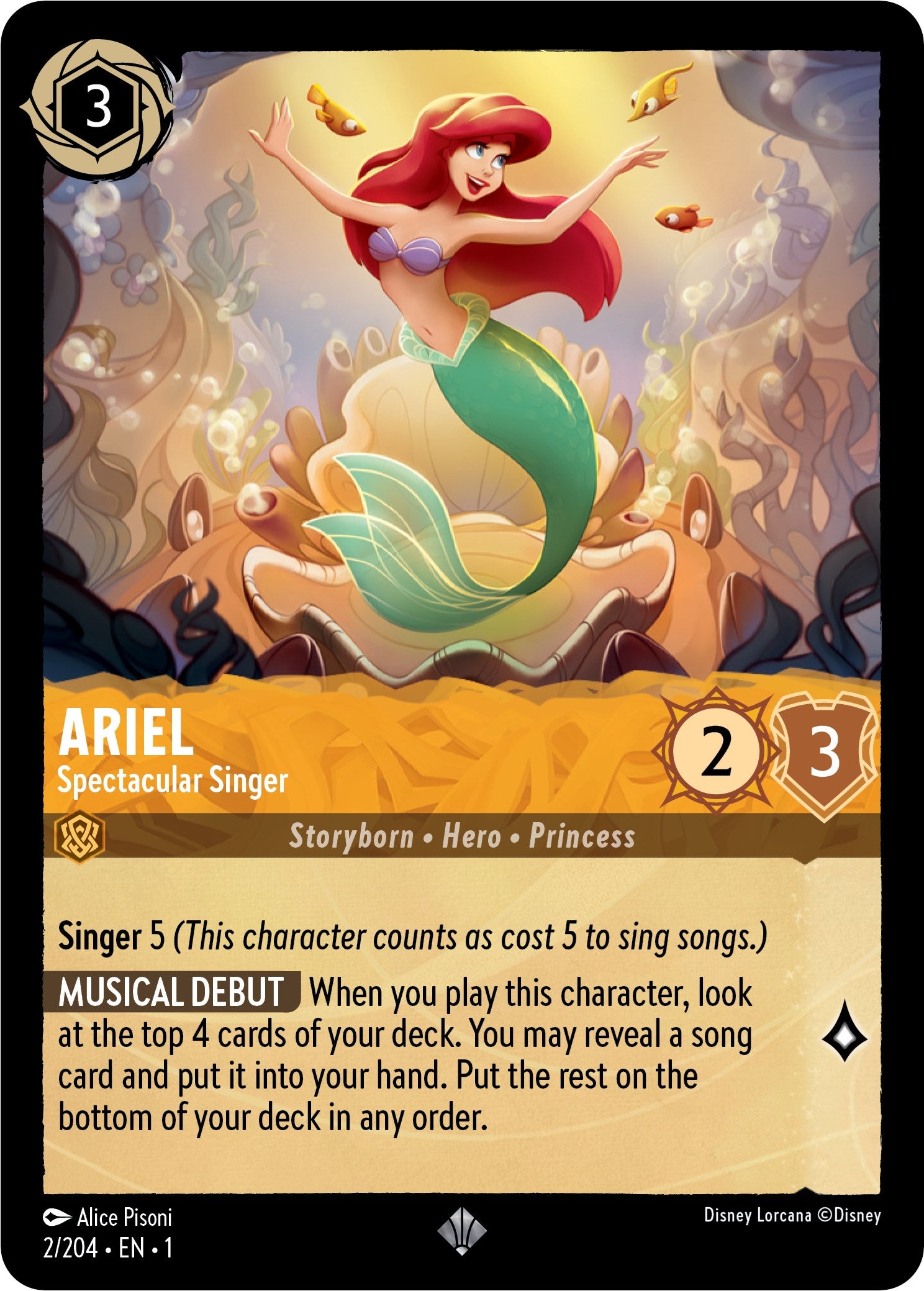 Ariel - Spectacular Singer 2/204 (The First Chapter)