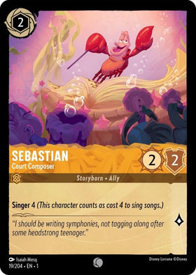 Sebastian - Court Composer 19/204 (The First Chapter) Cold Foil