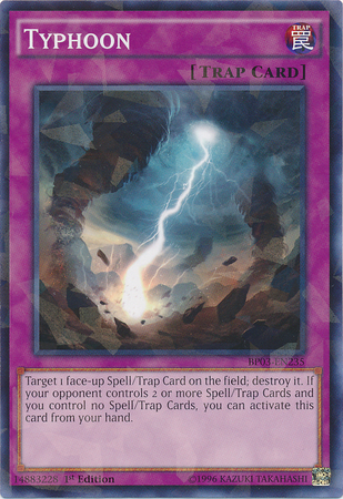 Typhoon [BP03-EN235] Shatterfoil Rare - Duel Kingdom