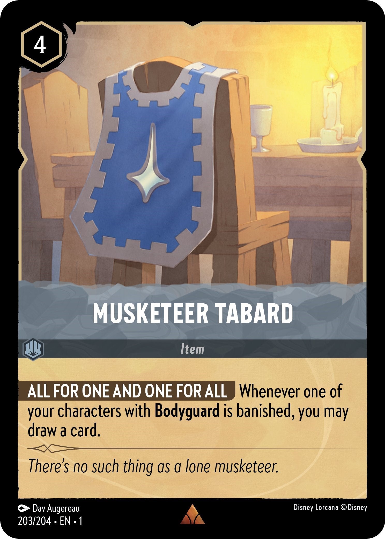 Musketeer Tabard 203/204 (The First Chapter)