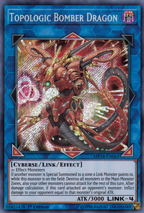 Topologic Bomber Dragon [MP18-EN065] Secret Rare - Duel Kingdom