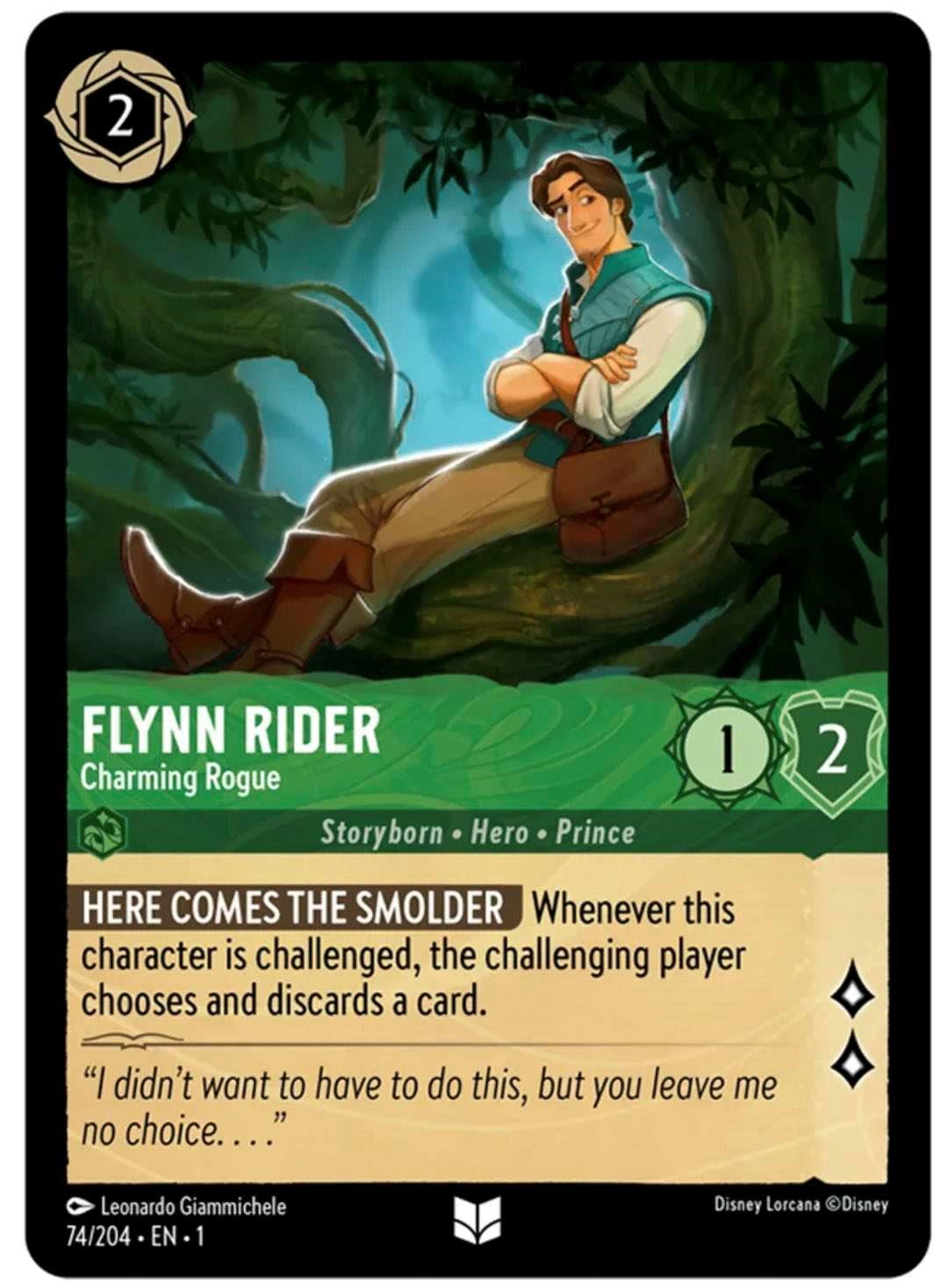 Flynn Rider - Charming Rogue 74/204 (The First Chapter)