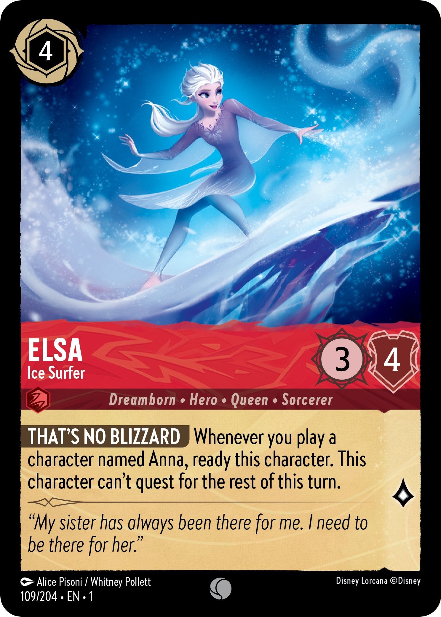 Elsa - Ice Surfer 109/204 (The First Chapter)