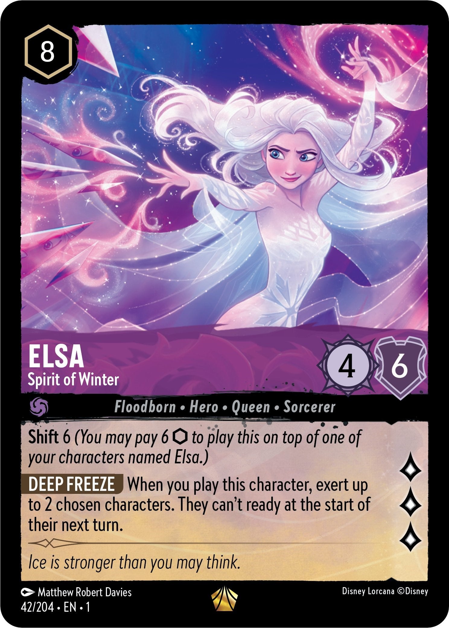 Elsa - Spirit of Winter 42/204 (The First Chapter) Cold Foil