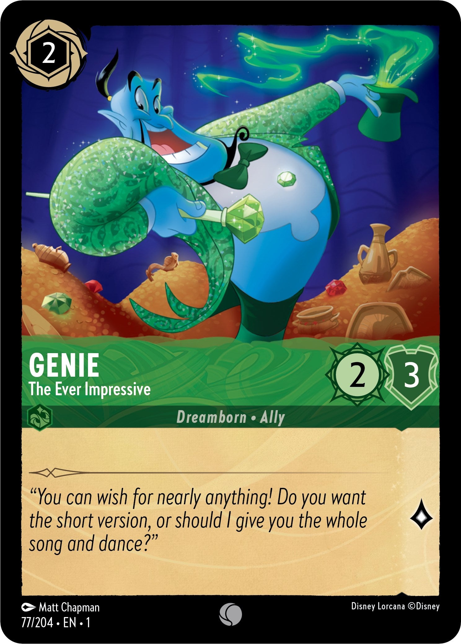 Genie - The Ever Impressive 77/204 (The First Chapter) Cold Foil