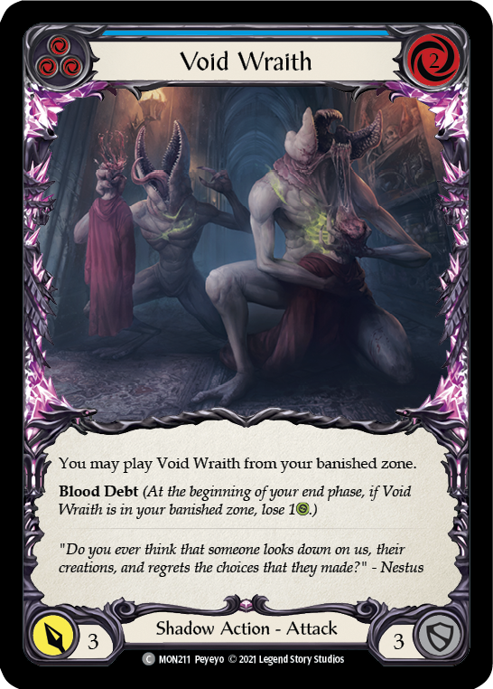Void Wraith (Blue) [MON211] 1st Edition Normal - Duel Kingdom