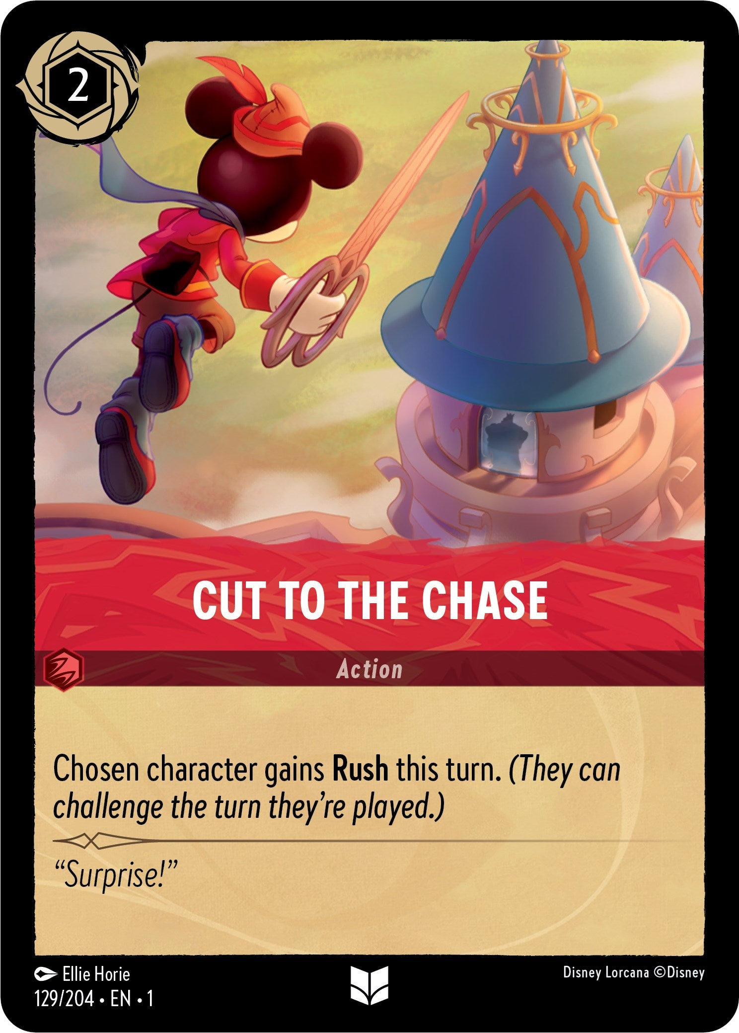Cut to the Chase 129/204 (The First Chapter) Cold Foil