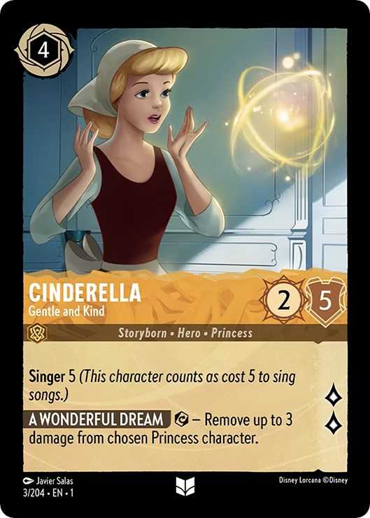 Cinderella - Gentle and Kind 3/204 (The First Chapter) Cold Foil