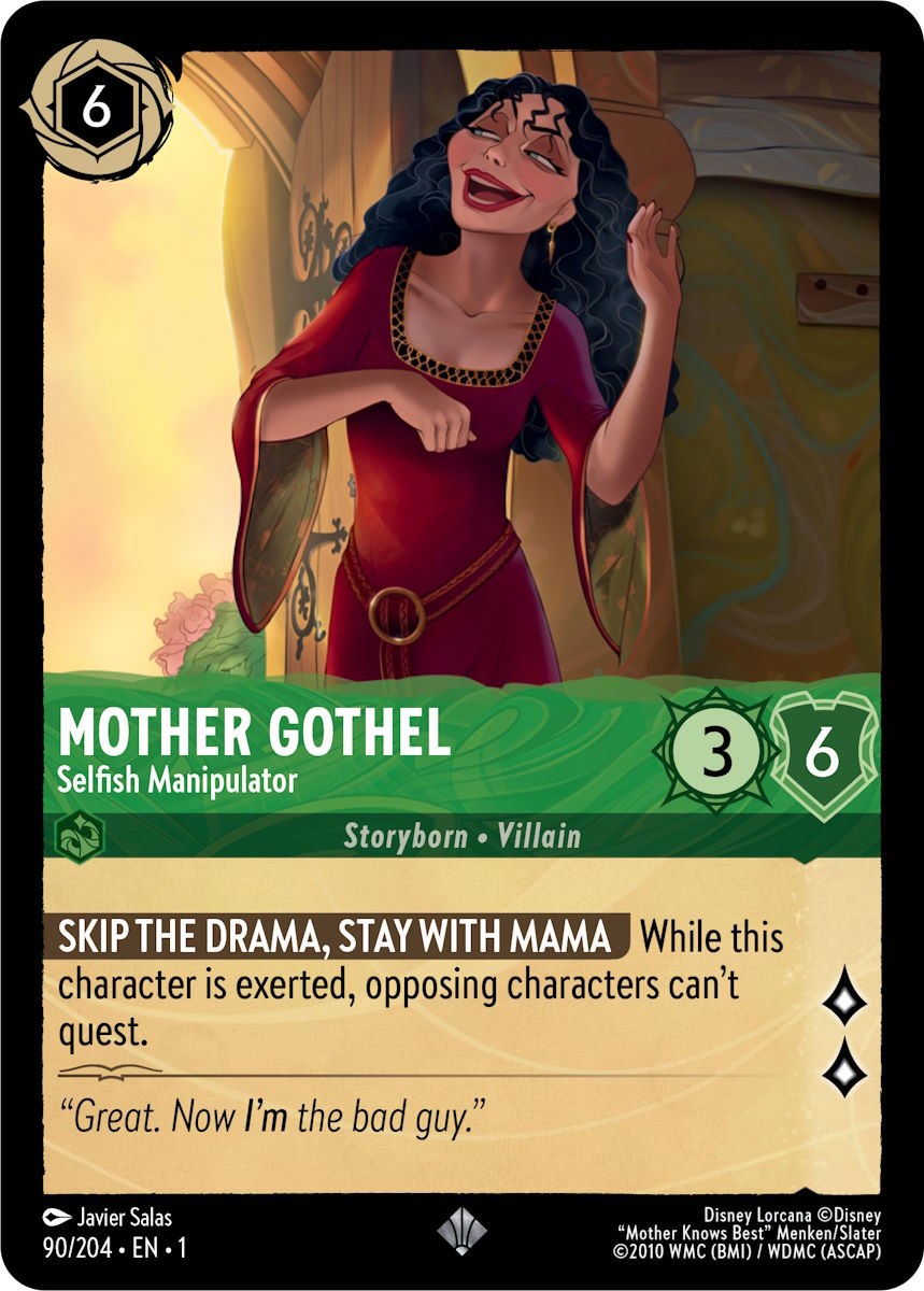 Mother Gothel - Selfish Manipulator 90/204 (The First Chapter) Cold Foil