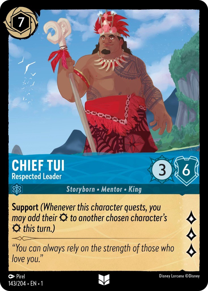 Chief Tui - Respected Leader 143/204 (The First Chapter) Cold Foil