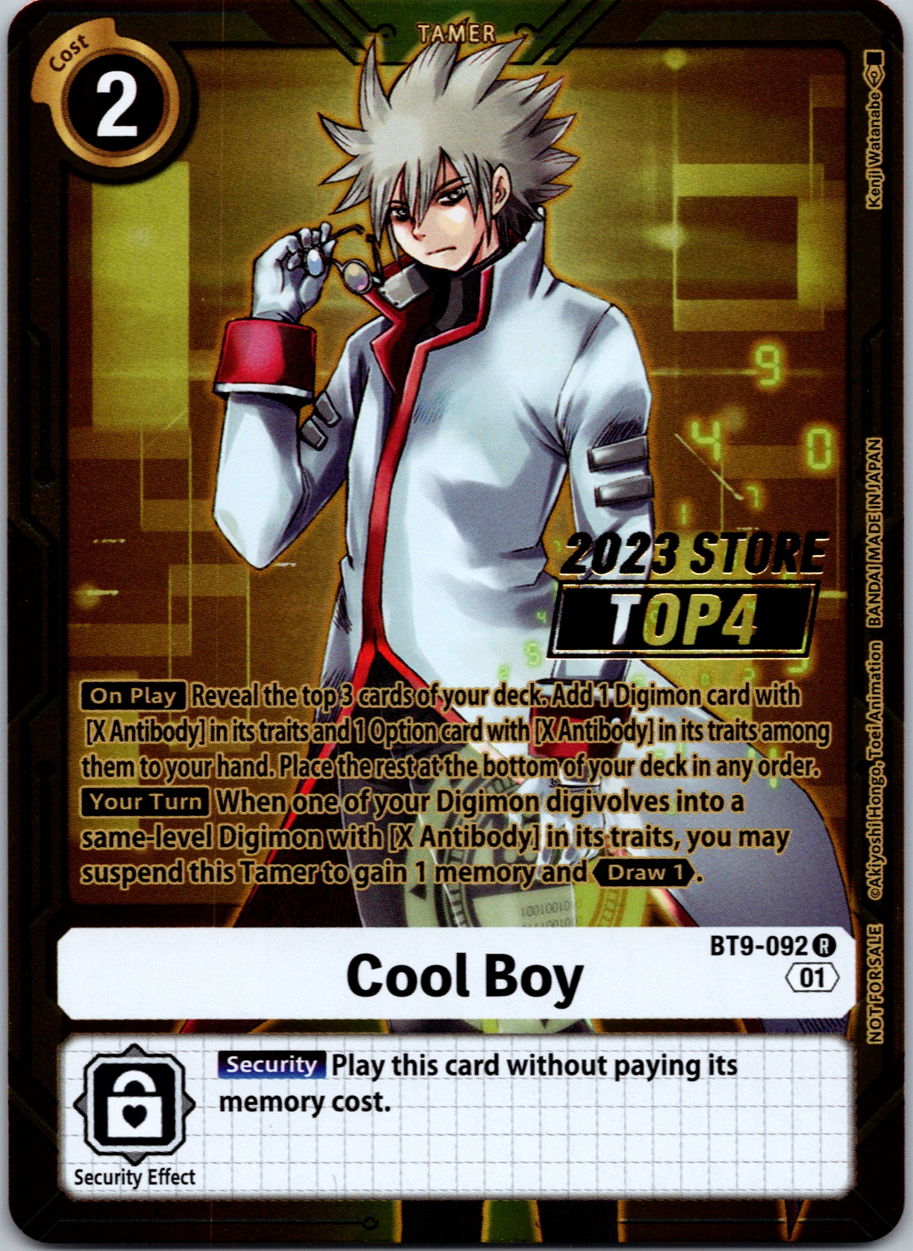 Cool Boy (2023 Store Top 4) [BT9-092] [X Record] Foil