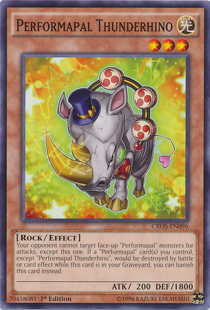 Performapal Thunderhino [CROS-EN096] Common - Duel Kingdom