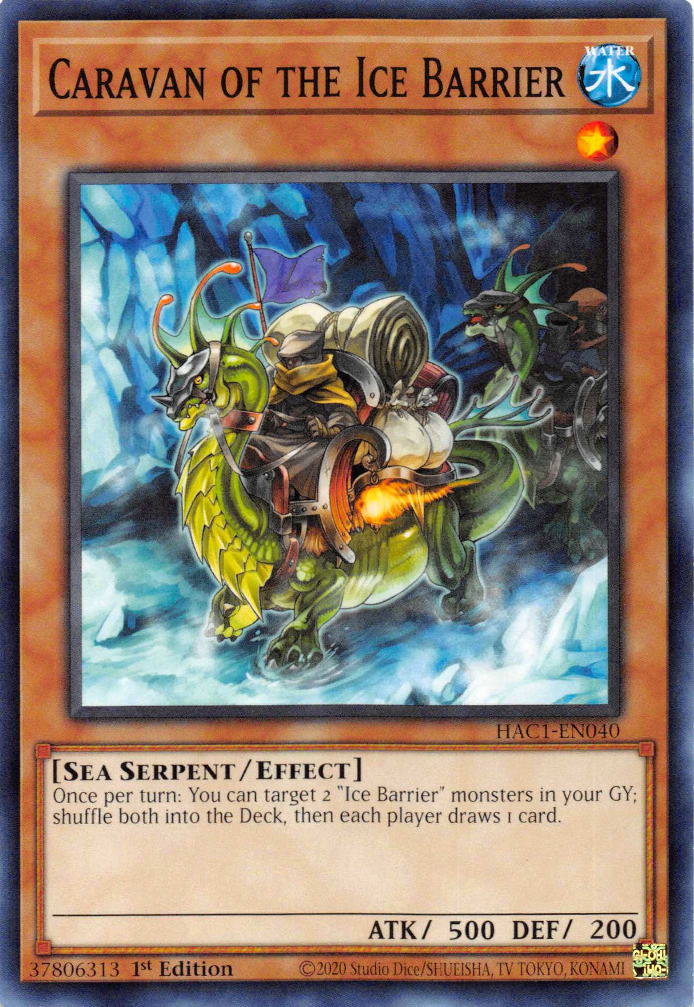 Caravan of the Ice Barrier [HAC1-EN040] Common - Duel Kingdom