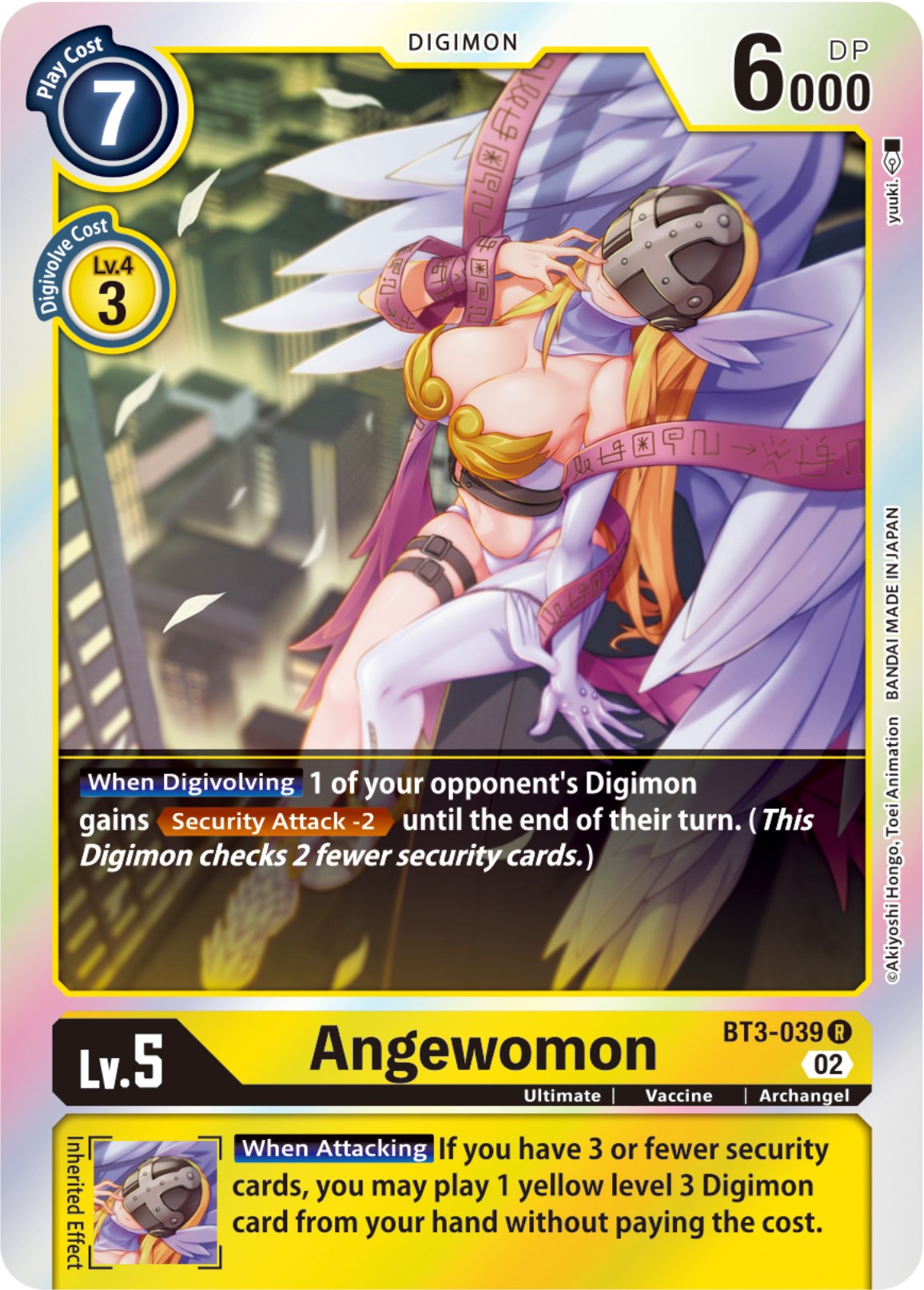 Angewomon (Resurgence Booster Reprint) [BT3-039] [Resurgence Booster] Foil