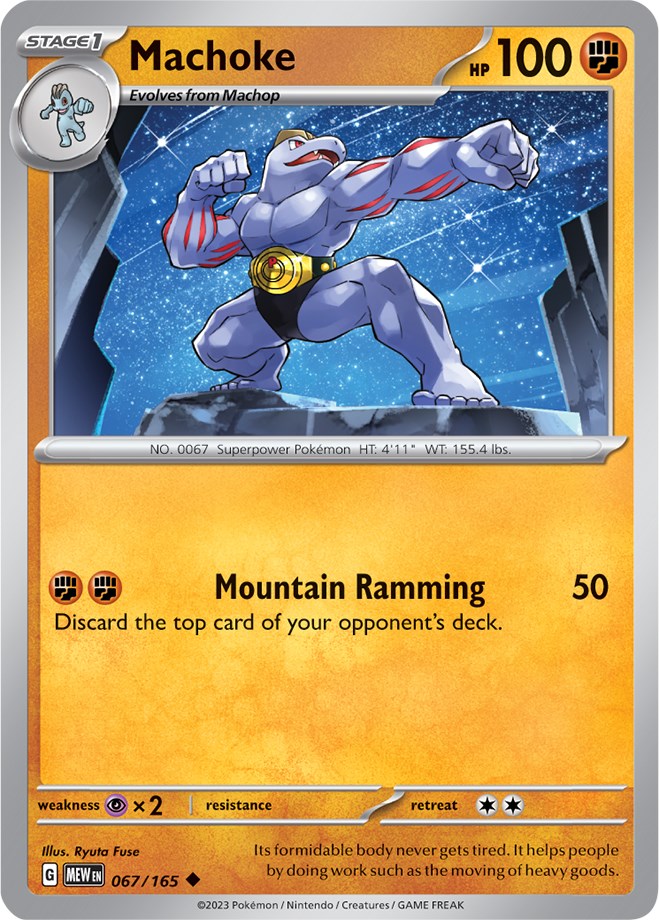 Machoke (67/165) [Scarlet & Violet:  151] Reverse Holofoil