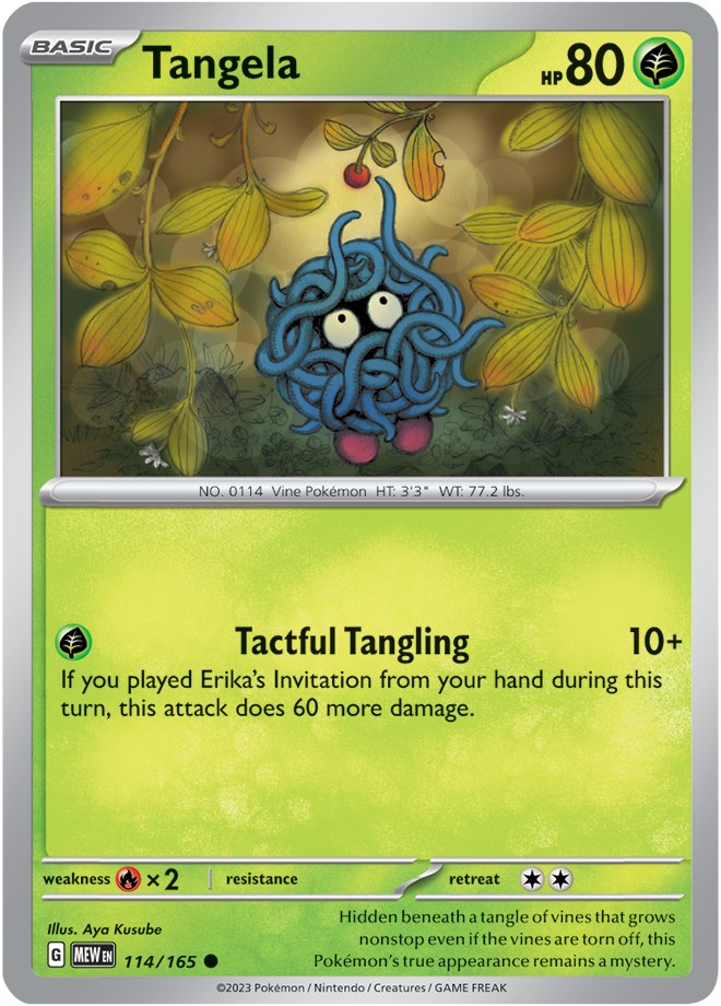 Tangela (114/165) [Scarlet & Violet:  151]