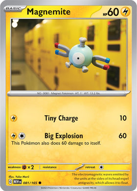 Magnemite (081/165) [Scarlet & Violet:  151] Reverse Holofoil