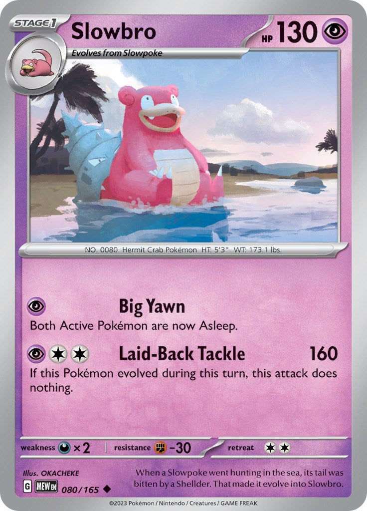 Slowbro (80/165) [Scarlet & Violet:  151]