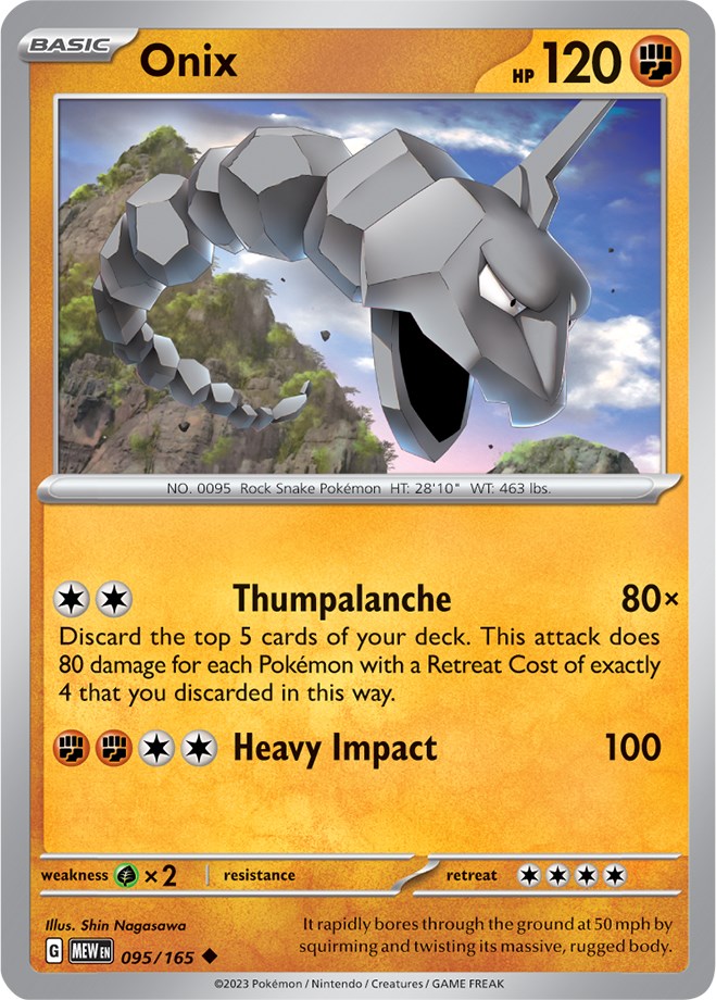 Onix (95/165) [Scarlet & Violet:  151]