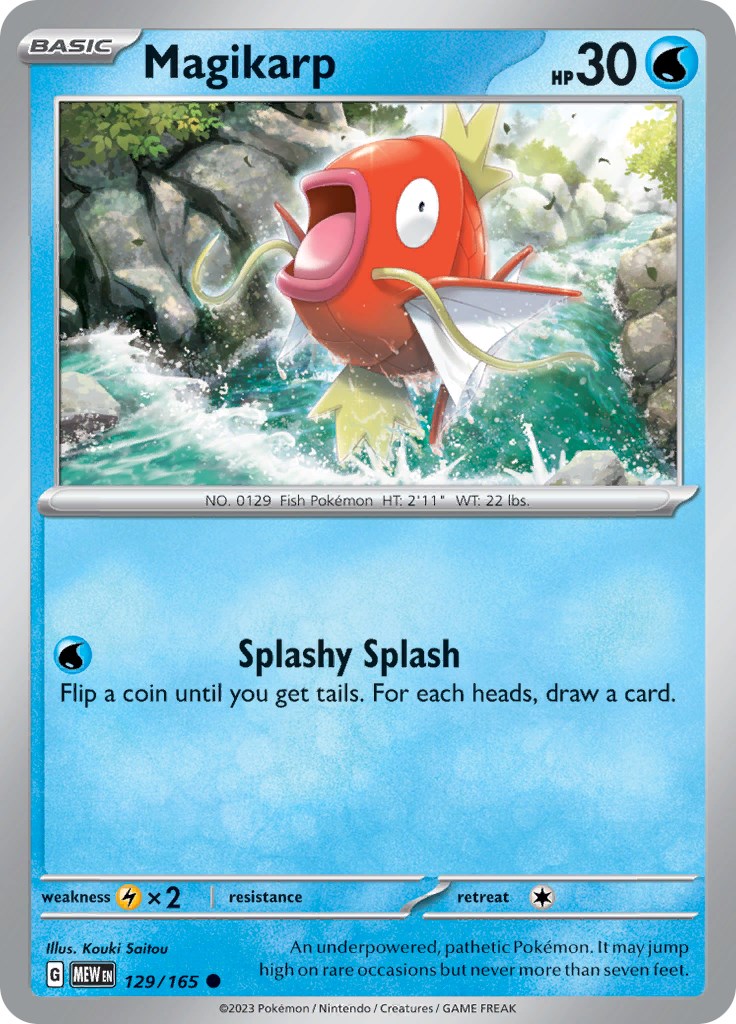 Magikarp (129/165) [Scarlet & Violet:  151] Reverse Holofoil