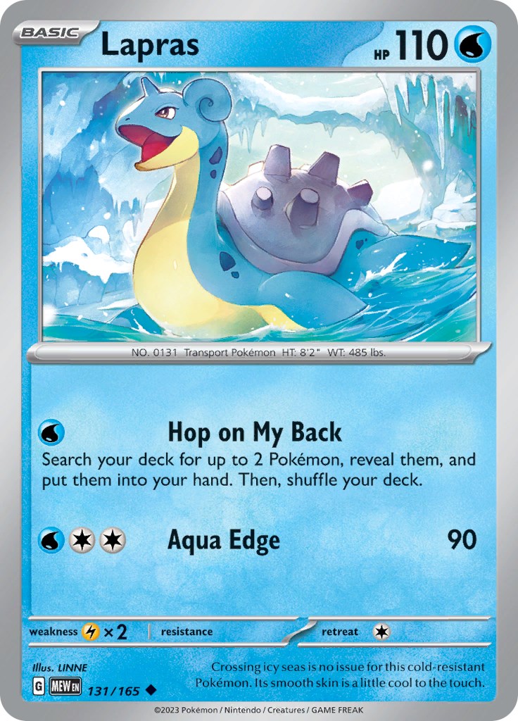 Lapras (131/165) [Scarlet & Violet:  151]