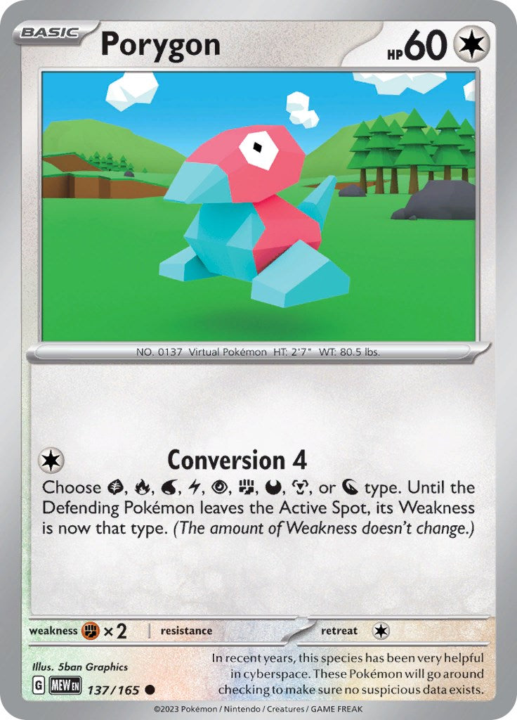 Porygon (137/165) [Scarlet & Violet:  151]