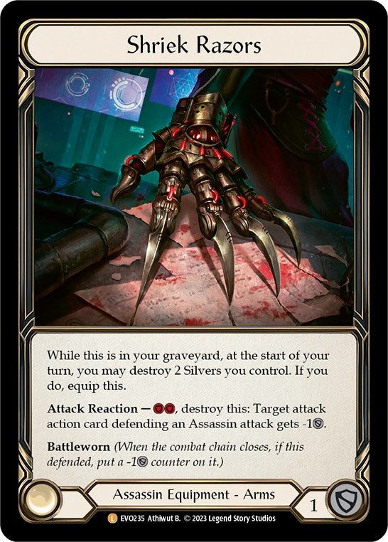 Shriek Razors [EVO235] (Bright Lights) Cold Foil