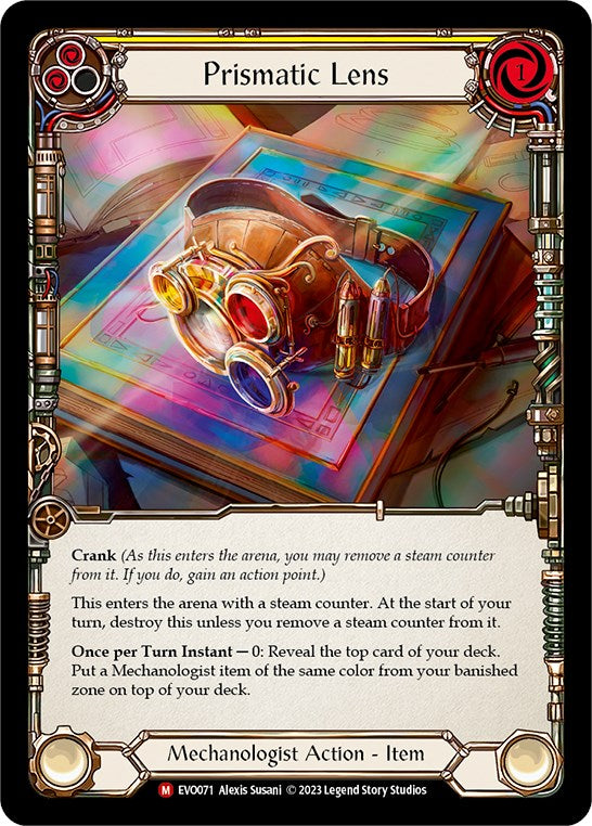 Prismatic Lens [EVO071] (Bright Lights) Rainbow Foil