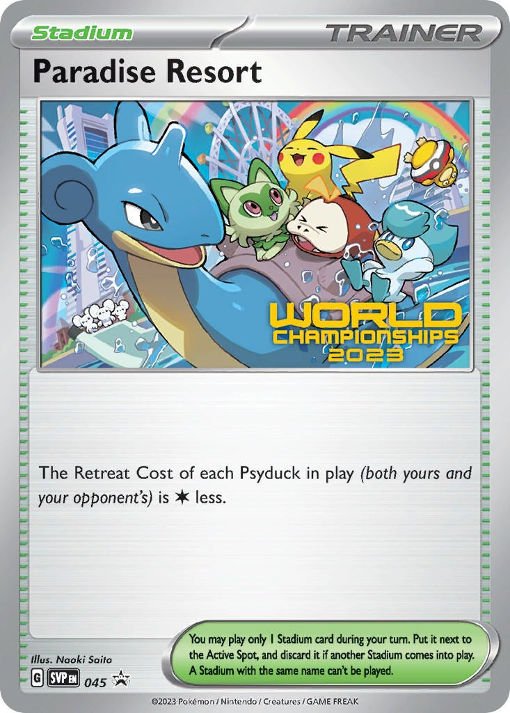 Paradise Resort - 045 (World Championships 2023) [45] - (SV Scarlet & Violet Promo Cards)