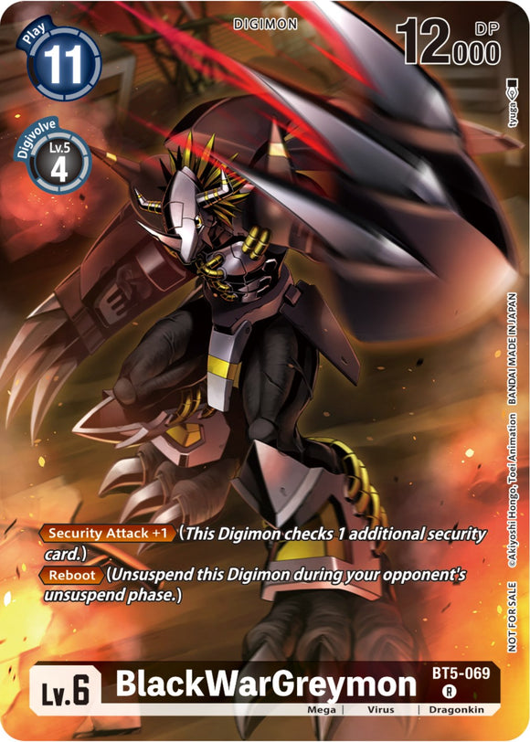 BlackWarGreymon (Tamer Party Pack -The Beginning-) [BT5-069] [Battle of Omni] Foil
