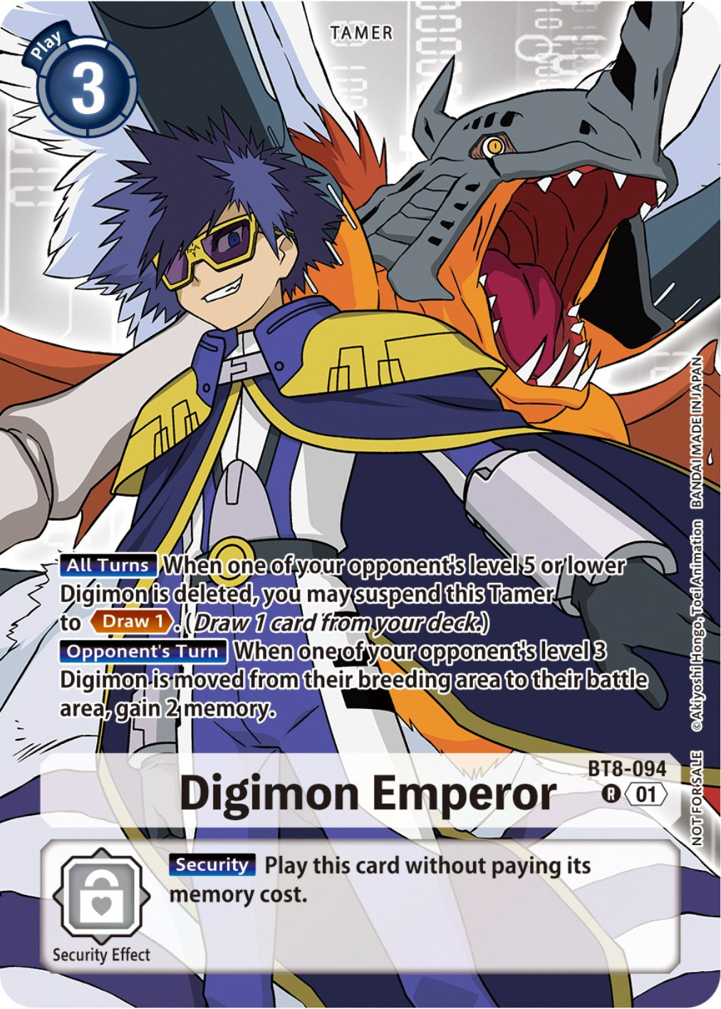 Digimon Emperor (Tamer Party Pack -The Beginning-) [BT8-094] [New Awakening] Foil