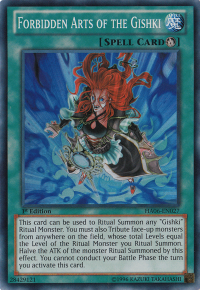 Forbidden Arts of the Gishki [HA06-EN027] Super Rare - Duel Kingdom