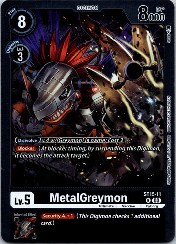 MetalGreymon [ST15-11] [Starter Deck 15: Dragon of Courage] Foil