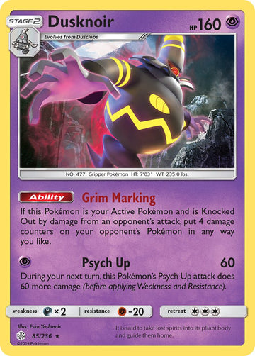 Dusknoir - 85/236 (Prerelease Kit Exclusive) [085/236] [Deck Exclusives]