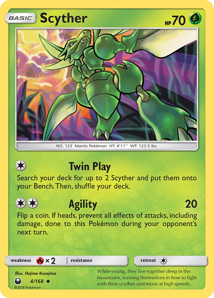 Scyther (4/168) [Sun & Moon: Celestial Storm] - Duel Kingdom