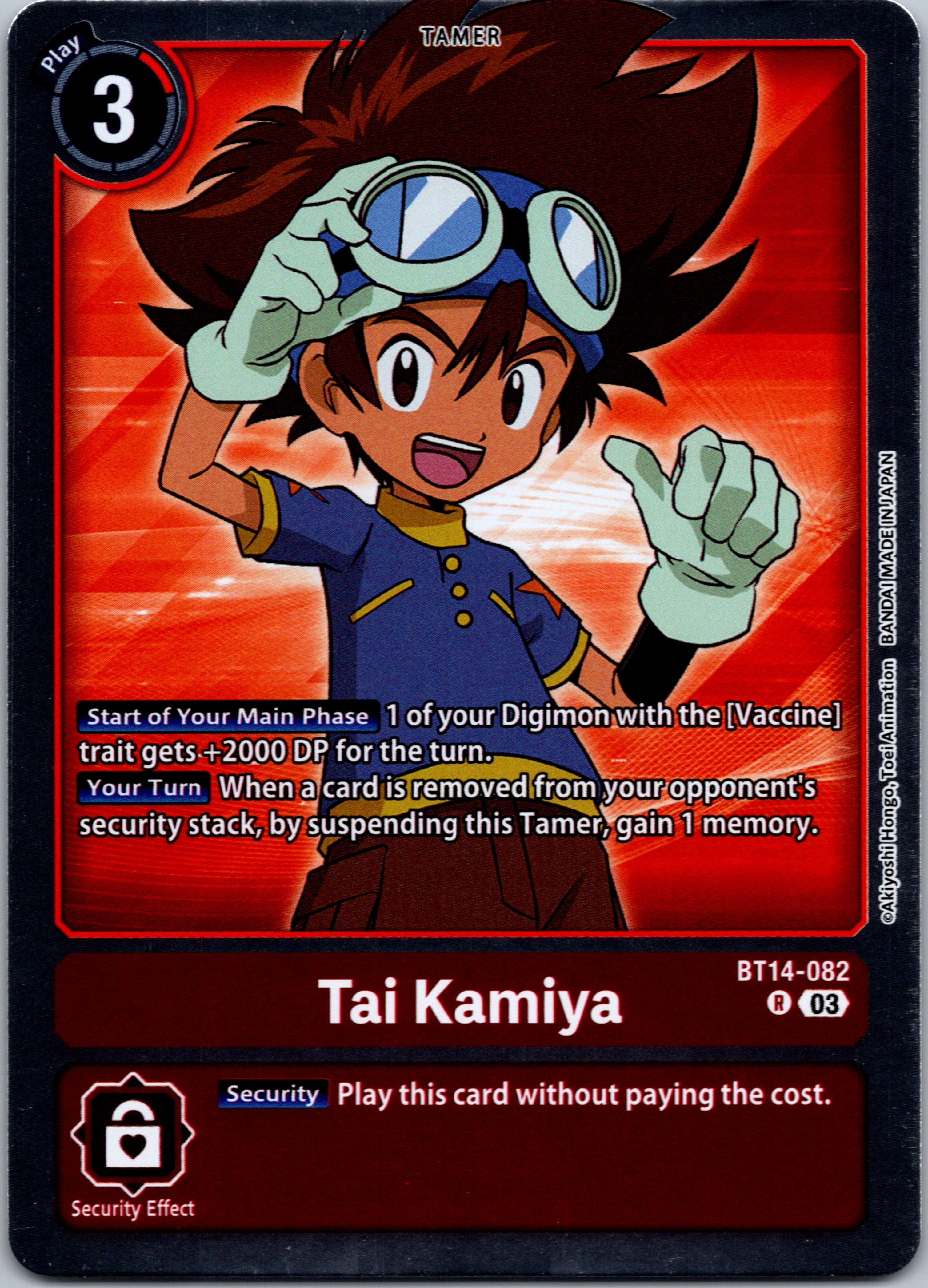 Tai Kamiya [BT14-082] [Blast Ace] Foil