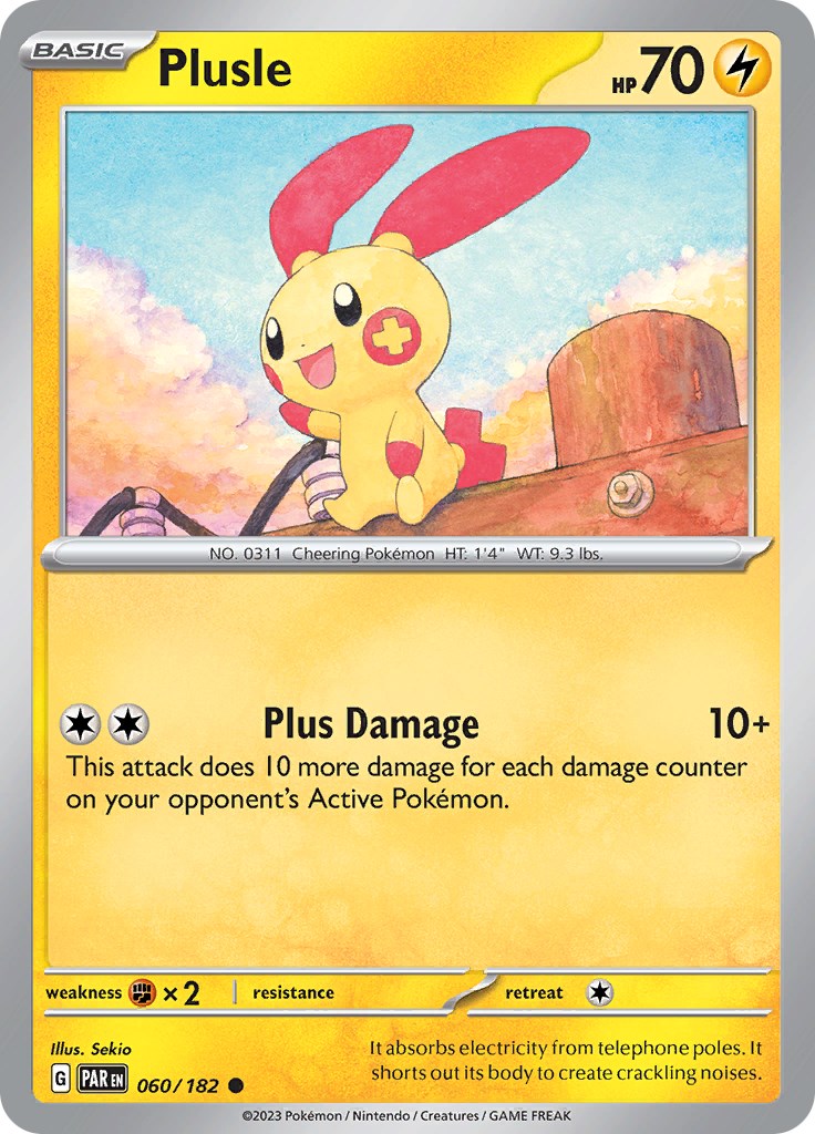 Plusle (060/182) - [Scarlet & Violet: Paradox Rift]