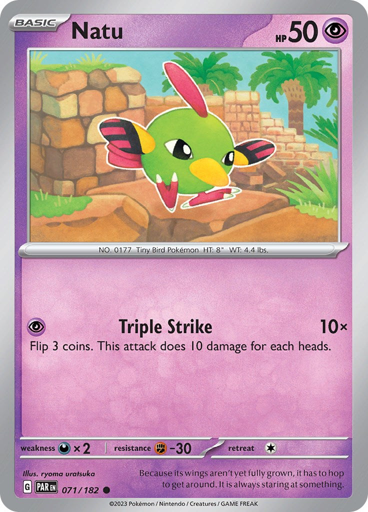 Natu (71/182) - [Scarlet & Violet: Paradox Rift]