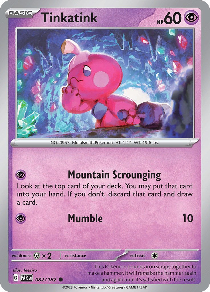 Tinkatink (82/182) - [Scarlet & Violet: Paradox Rift] Reverse Holofoil