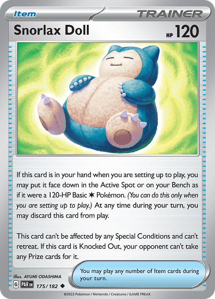 Snorlax Doll (175/182) - [Scarlet & Violet: Paradox Rift]