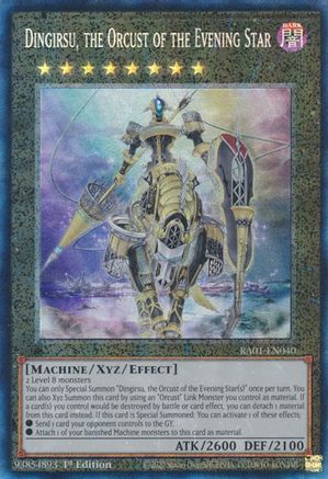 Dingirsu, the Orcust of the Evening Star  [RA01-EN040] - (Prismatic Collector's Rare)  1st Edition