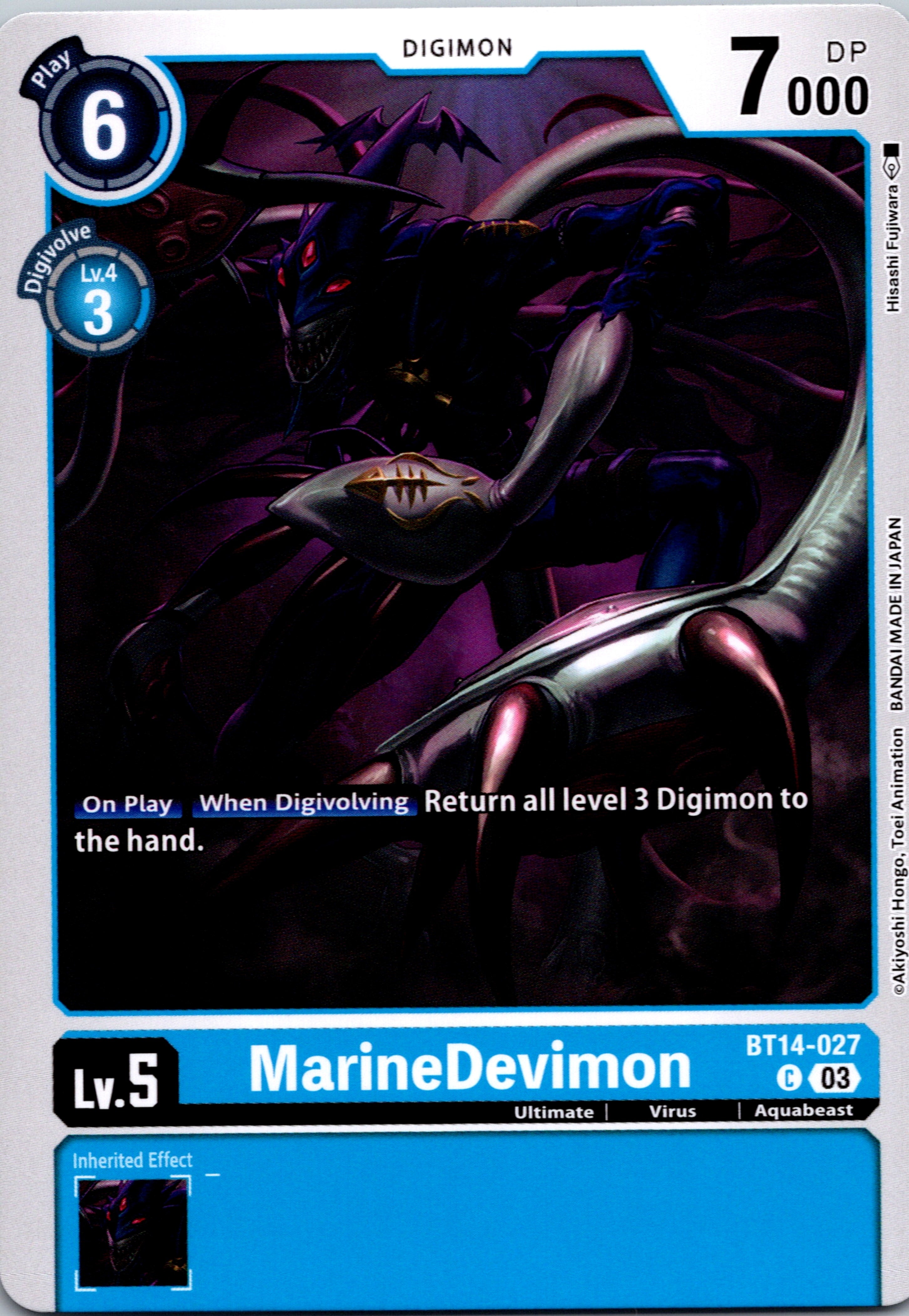 MarineDevimon [BT14-027] [Blast Ace] Normal