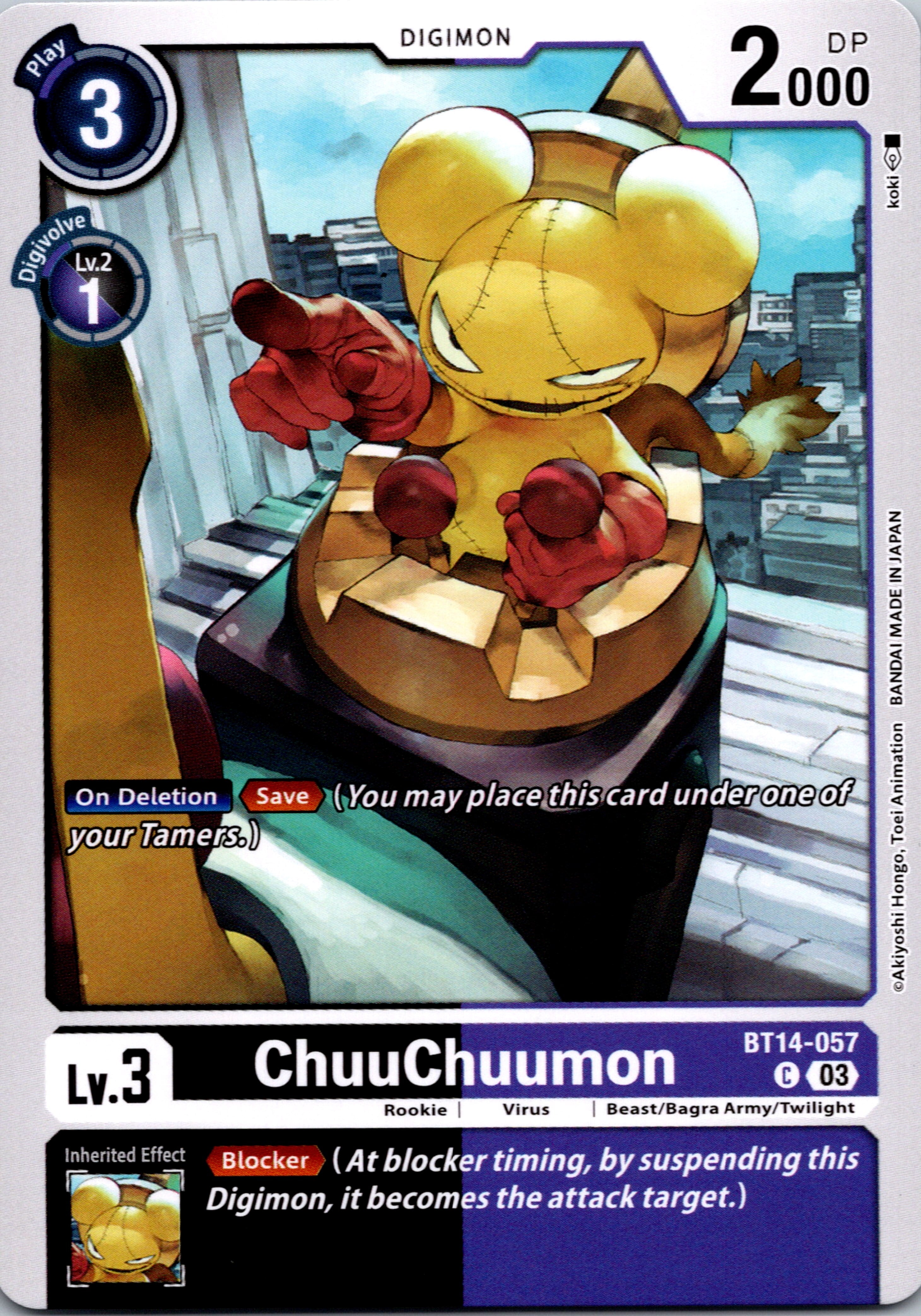 ChuuChuumon [BT14-057] [Blast Ace] Normal