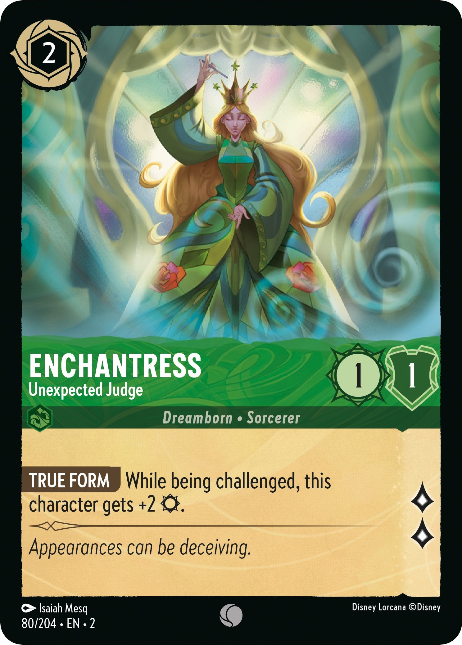 Enchantress - Unexpected Judge 80/204 (Rise of the Floodborn) Cold Foil