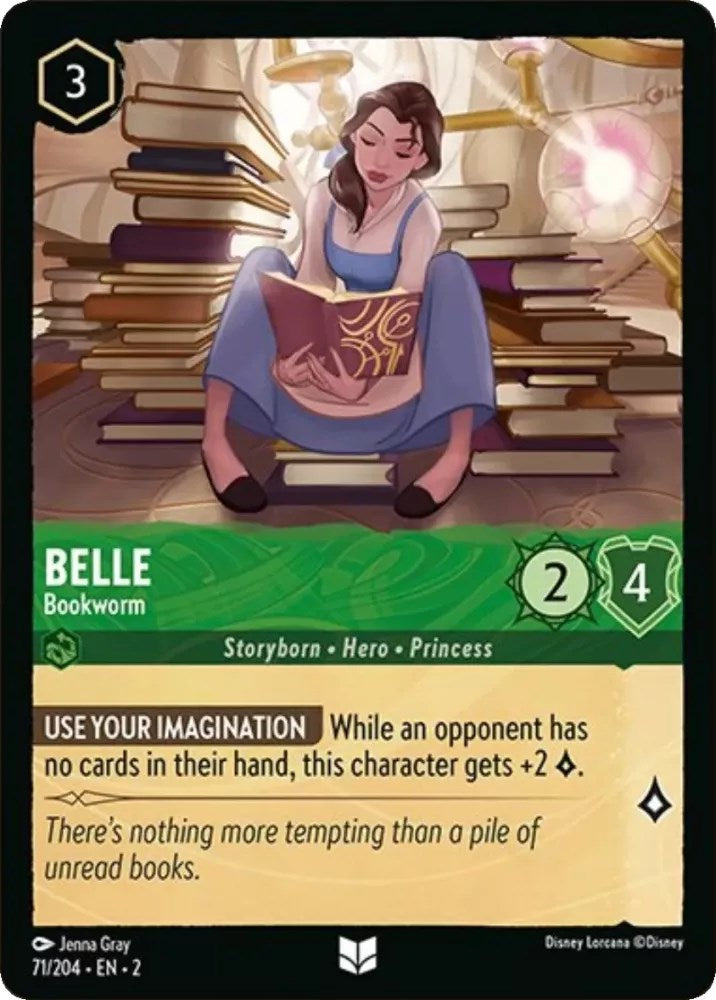 Belle - Bookworm 71/204 (Rise of the Floodborn) Cold Foil
