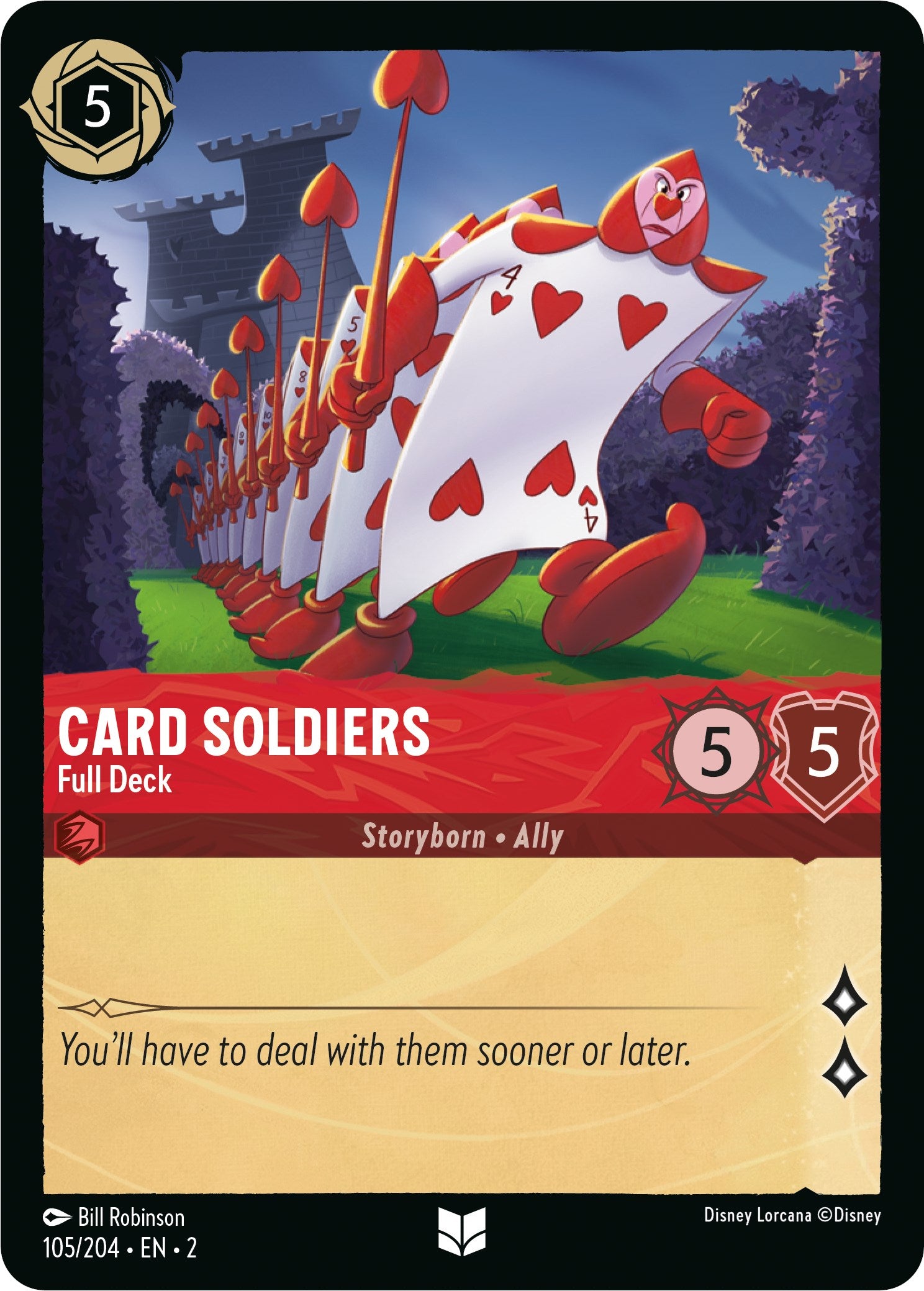 Card Soldiers - Full Deck 105/204 (Rise of the Floodborn)